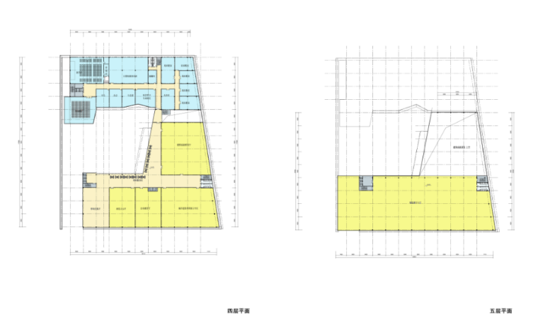 创意园建筑设计方案文本-四层、五层平面