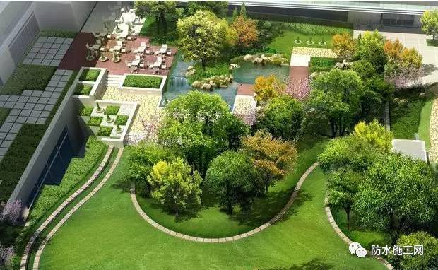 屋顶花园与绿化技术资料下载-屋顶花园的防水设计与施工