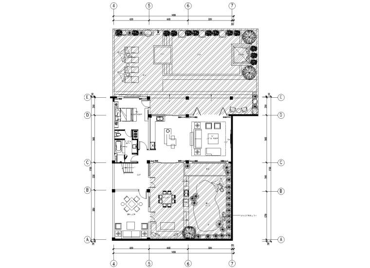 上海绿地住宅资料下载-[上海]葛亚曦-上海绿地启东项目180A户型四居室样板房全套施工图+软装方案+效果图