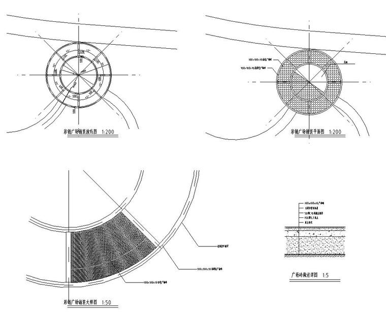 [北京]翠海明珠居住区全套景观施工图设计（园建CAD）-欧洲大样图