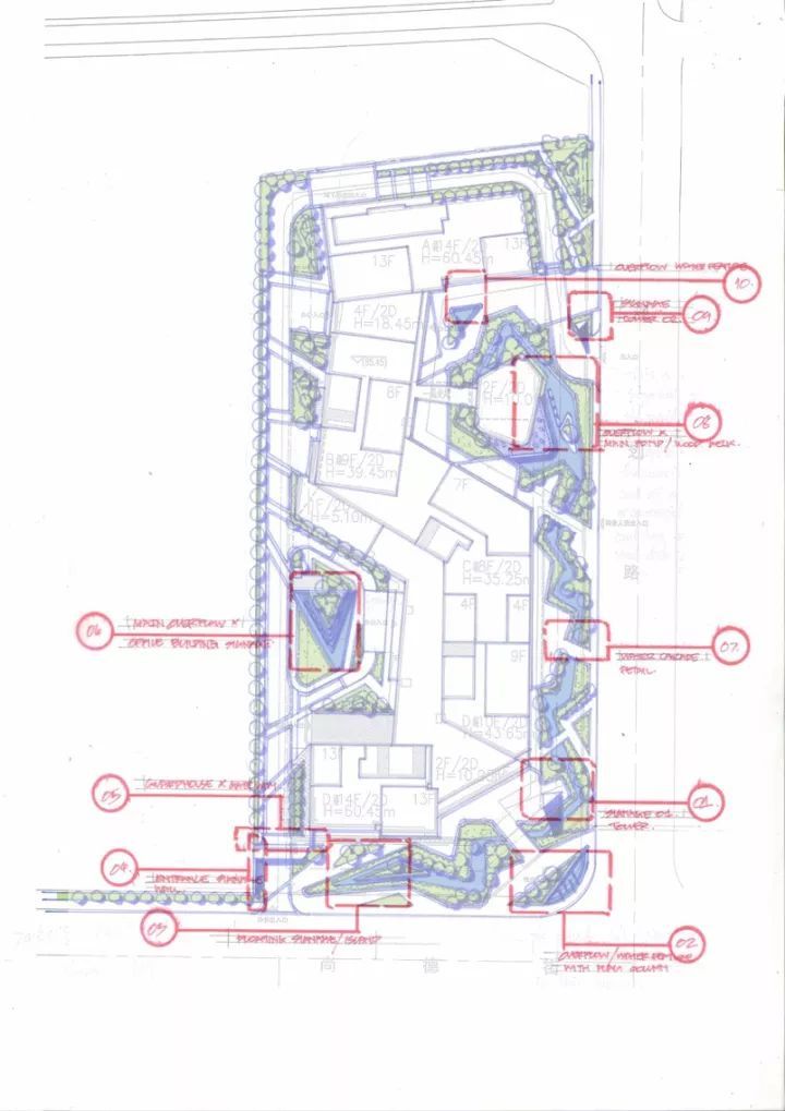 建筑方案设计ps资料下载-景观手绘方案设计稿！