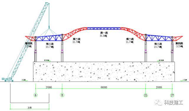 技术分享！大跨度拱形钢结构施工技术研究_15