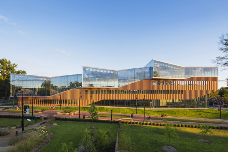 幼儿园空间环境设计资料下载-美国肯特州立大学建筑与环境设计中心