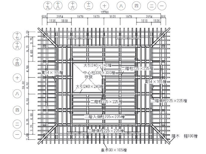 木结构建筑复原记：日本大洲城天守阁修缮_5