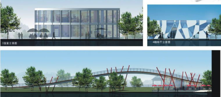 [吉林]哈尔滨市群力新区东区体育公园景观设计文本（PPT+44页）-立面图