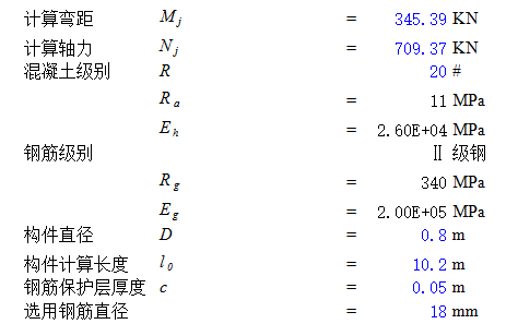 偏心受力构件正截面资料下载-圆形截面偏心受压构件配筋计算