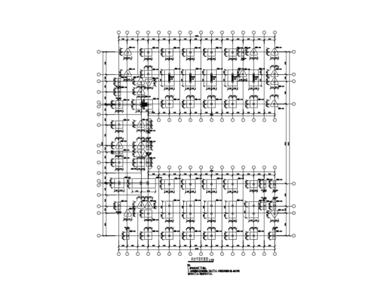 建筑住宅平立面施工图资料下载-[江苏]7层2000平框架宿舍楼全套施工图（建筑结构水电）