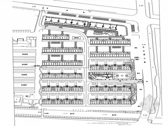 现代简约风格入口景观资料下载-[张家港]现代简约居住区景观施工全套图