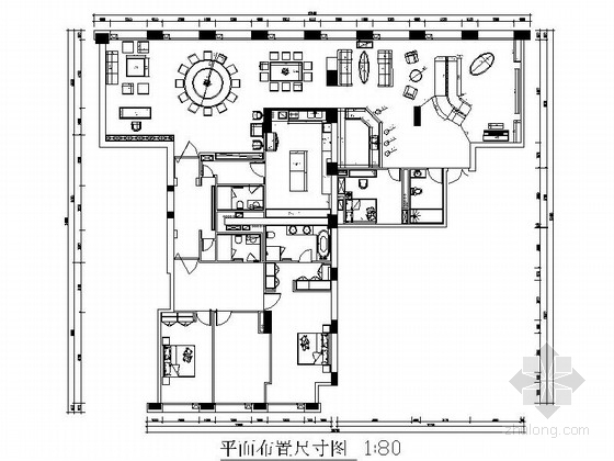 新中式室内设计两居室资料下载-[北京]典雅新中式风格两居室样板间装修施工图（含效果）