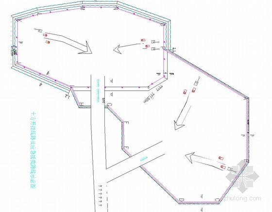 降水井CAD图资料下载-[江苏]游泳馆基坑开挖支护及降水施工方案（含CAD方案图）