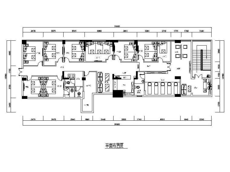 大型会所建筑施工图资料下载-现代简约风格的大型理发会所设计施工图（含效果图）