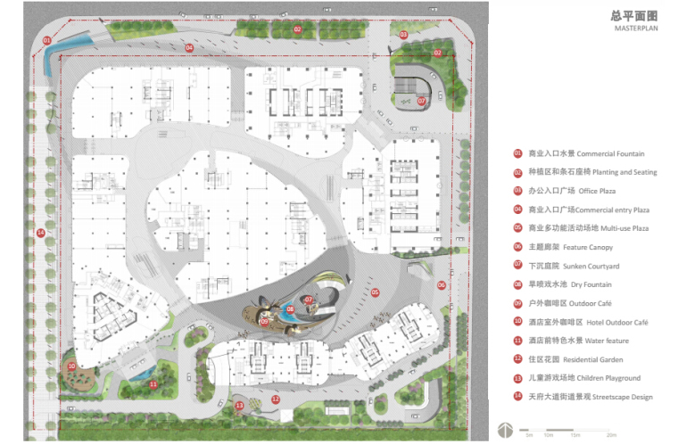 综合体中庭景观设计资料下载-超全！成都银泰商业综合体景观设计全套文本下载