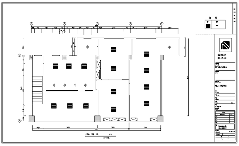 [广东]东莞东海龙湾大酒店(含cad)-夹层天花图