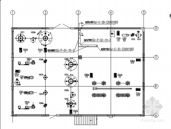 工厂低压配电设计资料下载-某小型工厂低压配电图
