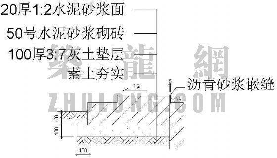 台阶的详图资料下载-台阶断面详图