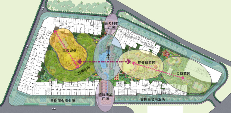 [广州]欧陆风情商用办公区景观方案设计-2