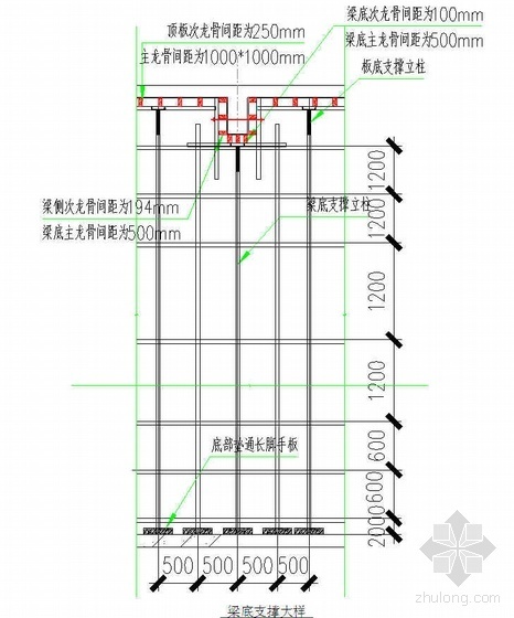 3米高内支模施工方案资料下载-济南某商住楼高支模工程施工方案（附计算 12.95米高）