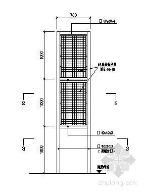 金属网树池详图-2