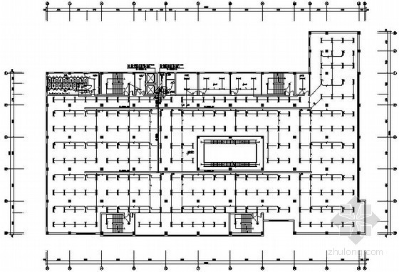 五层大型高档别墅资料下载-[宁夏]五层大型商场完整电气图纸