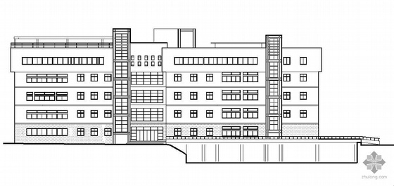 教学楼建筑中庭资料下载-中共青岛市委党校某二期教学楼建筑结构施工图