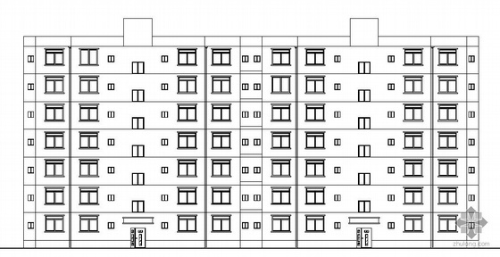 专家公寓全套施工图资料下载-[西北]某农林科技大学专家公寓B区1号住宅构建筑设计施工图