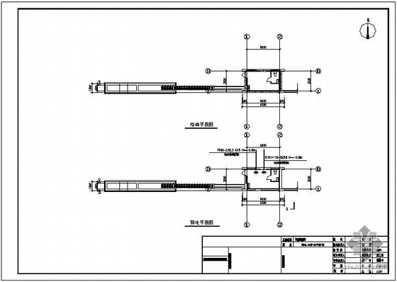 厂区门卫室图纸资料下载-某生活基地门卫全套图纸