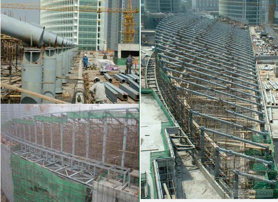 钢结构柱梁的施工工艺资料下载-空间张弦梁结构的施工工艺