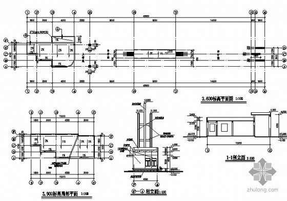 某校园大门建筑施工图-3