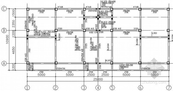 8层框架住宅资料下载-四层框架住宅结构施工图