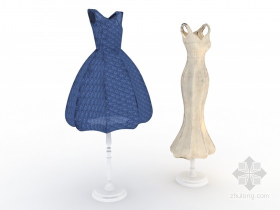 现代风扇灯模型资料下载-特别的裙子灯3d模型下载