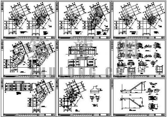 钢结构房别墅图纸资料下载-钢结构展厅图纸