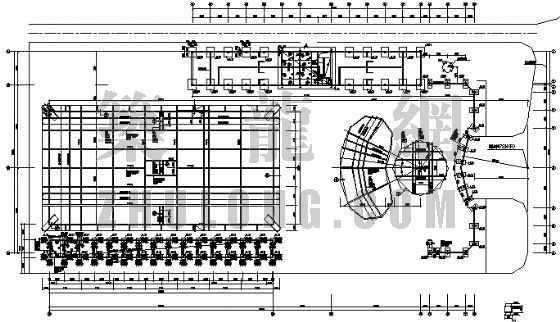 游泳池钢结构施工图资料下载-室外大型游泳池结构施工图