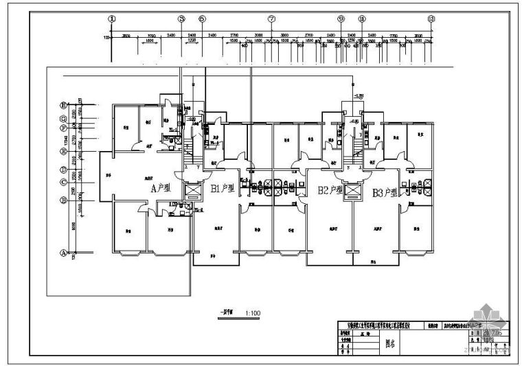 给排水课程设计计算书资料下载-安徽某大学建筑给排水课程设计