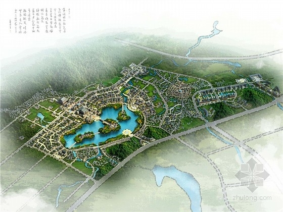 古镇概念规划文本资料下载-[贵州]中式风格马场古镇规划设计方案文本