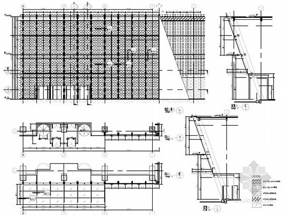 [地标建筑]198米办公楼幕墙工程量清单报价实例(附图纸)-图纸 