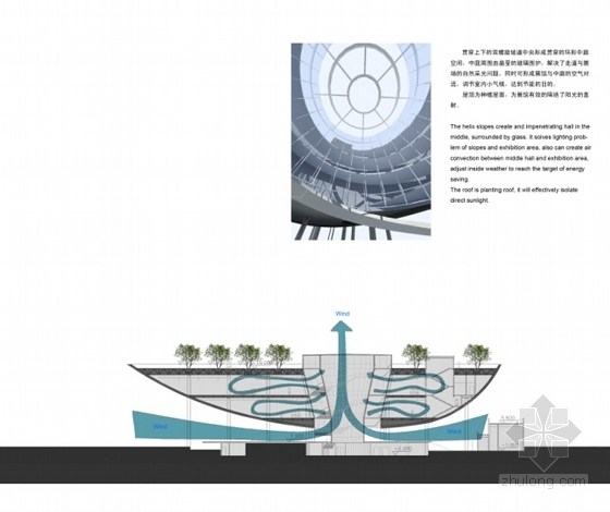 [上海]中国上海世博会著名月亮船展馆设计方案文本-中国上海世博会著名月亮船展馆分析图