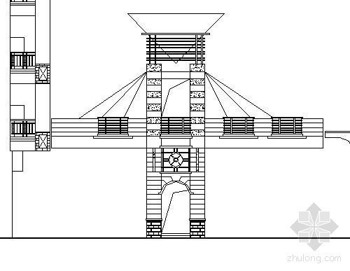 高空连廊施工方案现场施工图资料下载-天桥连廊施工图