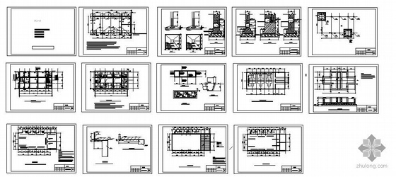 锅炉房钢结构图纸资料下载-某锅炉房结构图纸