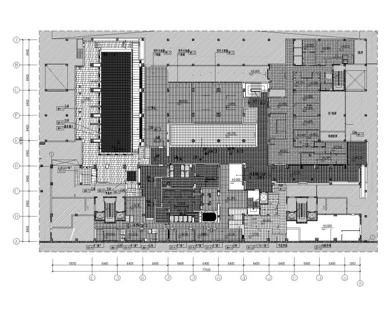 梁建国-北京万柳书院会所全套设计资料-4负二层总地花图
