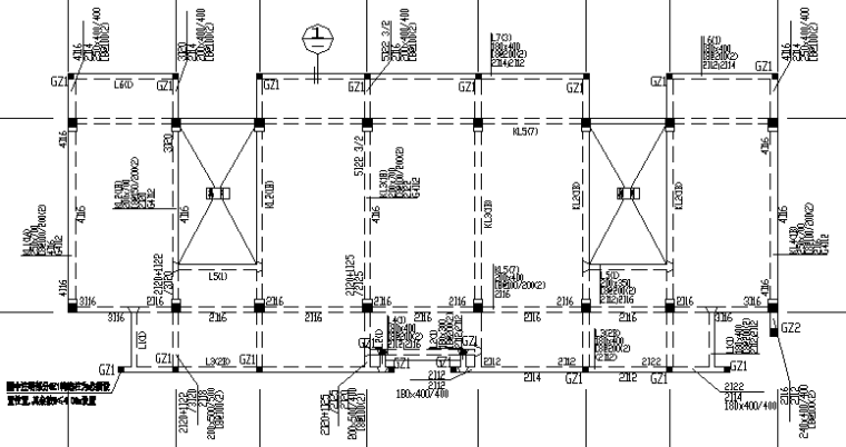 中式四角亭子施工图CAD资料下载-详细框架结构施工图（CAD，10张）