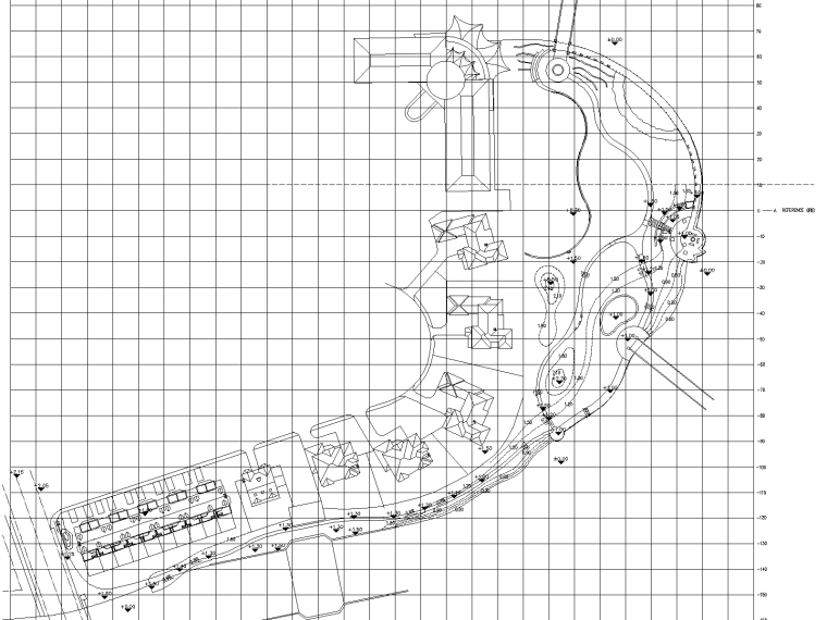 景观别墅围栏资料下载-某别墅区景观设计施工图（英式风格)