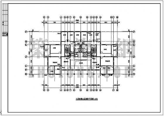 建筑消防给排水设计资料下载-某法院给排水消防设计图
