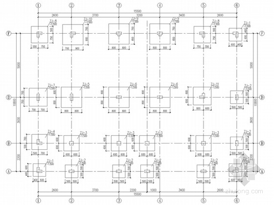 三层框架结施图资料下载-三层框架别墅结构施工图