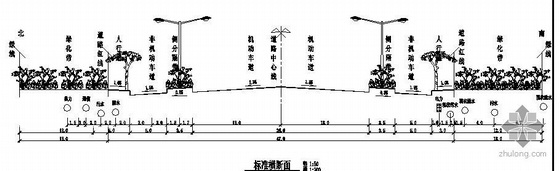 连云港市道路图资料下载-连云港大道景观全套施工图