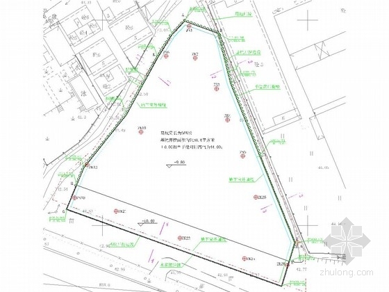 工字钢支护基坑资料下载-[广东]桩锚加复合土钉墙基坑支护施工图