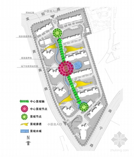 [上海]点板结合布局公共租赁房建筑设计方案文本（含CAD图）-点板结合布局公共租赁房建筑分析图