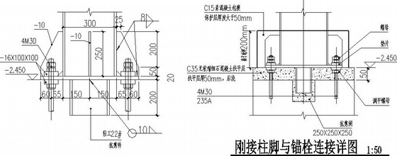 小区景观桥钢结构施工图- 