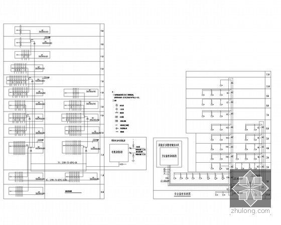 [北京]健身娱乐综合公共建筑楼全套电气施工图纸79张（含酒店 餐厅 会议室） -有线电视、安全监控系统图及门襟示意图
