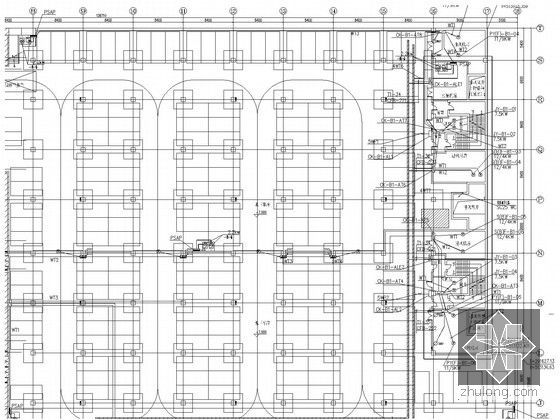 [北京]60万平45层超高层商业综合体电气施工图纸600余张（系统全面 最新设计）-地下一层动力平面图