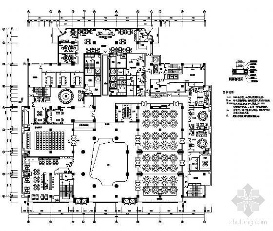 五星级酒店厨房CAD图纸资料下载-陕西某五星级酒店厨房给排水图纸